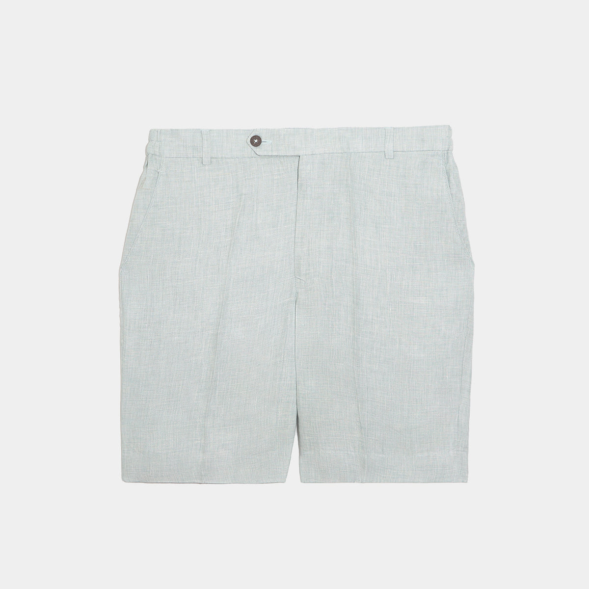 Sage Linen Shorts – Light Green by Apprivió