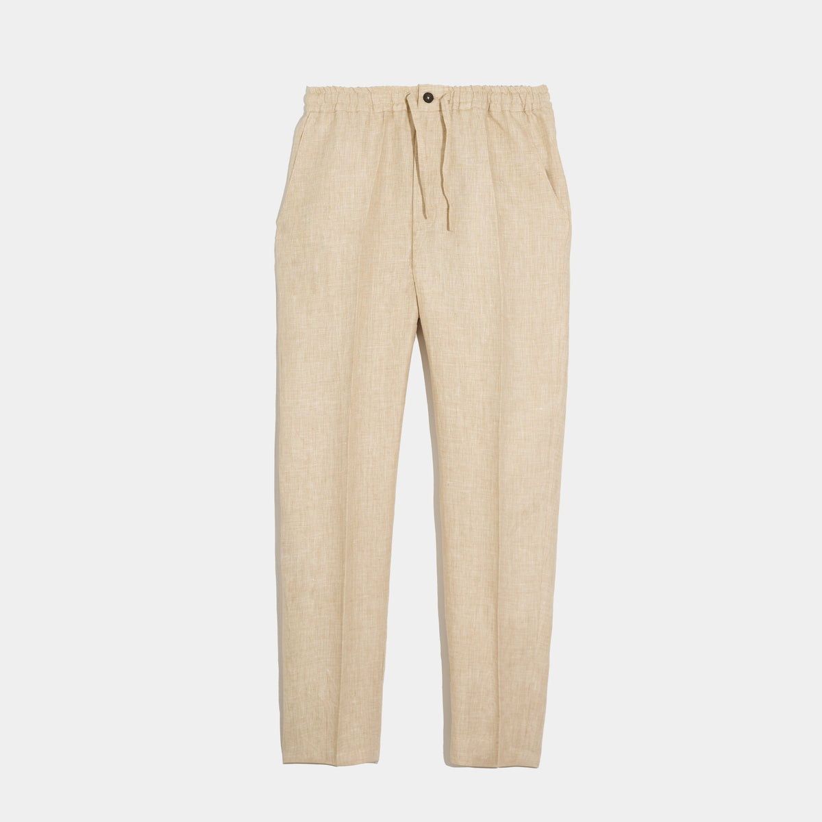 Senna Linen Trousers – Beige by Apprivió