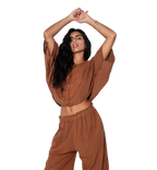 Bora Bora Knitted Top & Pants Set – Off White by Cecile Hob