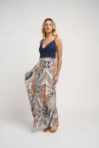Seneiya Crochet Dress Blue Elegant Cotton Crochet Embroidered Summer Dress