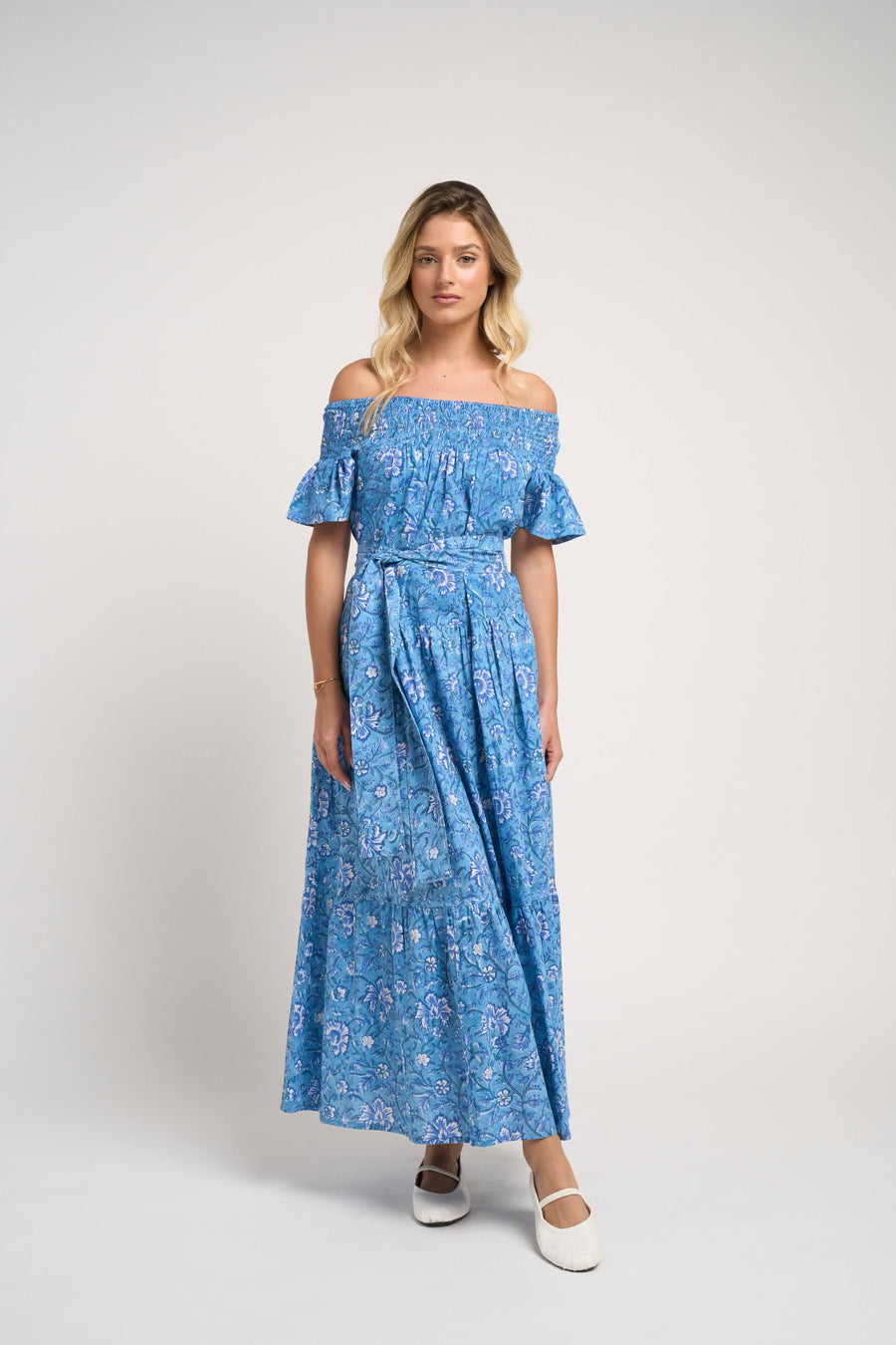 Momposina Stella Floral Maxi Dress by Guadalupe Design