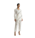 Safari Linen Jacket & Pants Set – Pink by Cecile Hob
