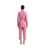 Safari Linen Jacket & Pants Set – Pink by Cecile Hob