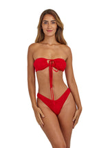 Sardinia Cheeky Mid-Rise Stretch One-Size Bikini Bottom Core