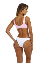 Sardinia Cheeky Mid-Rise Stretch One-Size Bikini Bottom Core