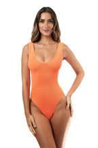 Marbella Classic One Size One Piece Swimsuit Scoop Neck