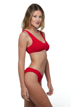 Essential Barcelona Full Coverage Mid-Rise Bikini Bottom for Beachwear