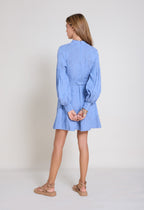 Berite Mini Dress – Milky Blue by Scarlett Poppies