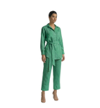 Safari Linen Jacket & Pants Set – Pink by Cecile Hob