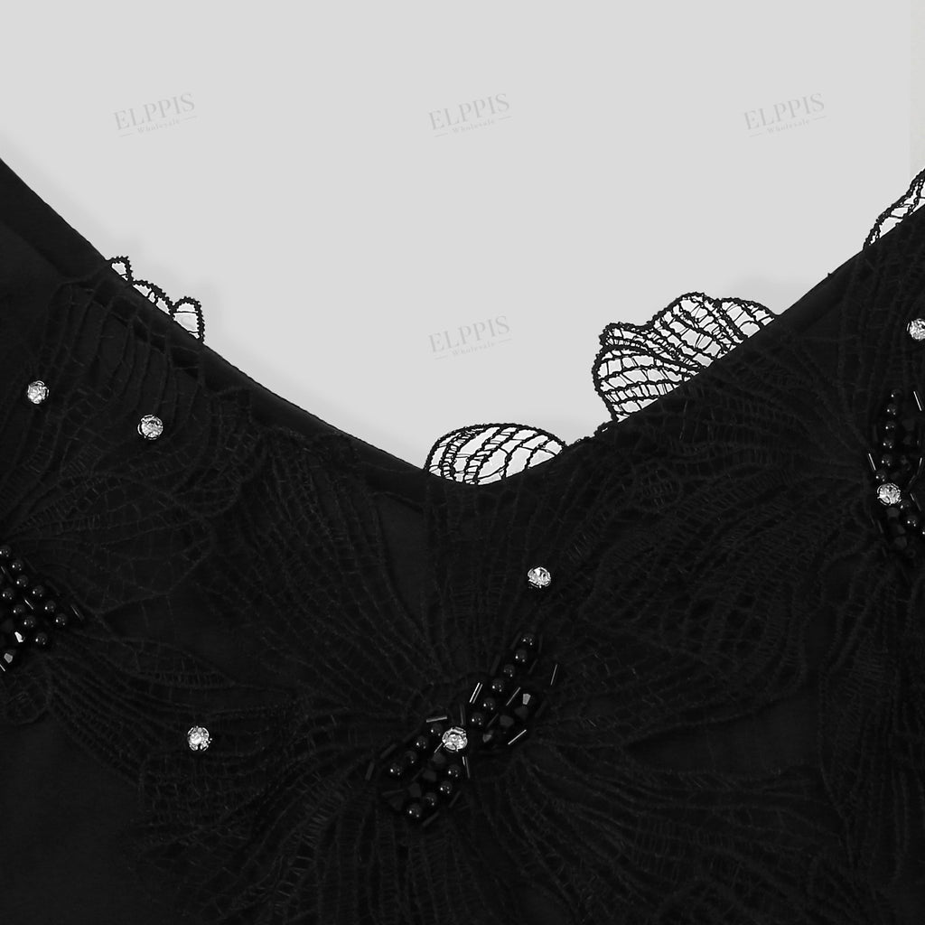 Spaghetti Strap Evening Dress