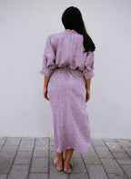 Bali Jersey Wrap Maxi Dress – Brown by Cecile Hob