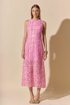Iris Textured Sleeveless Maxi Dress