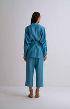 Safari Linen Jacket & Pants Set – Pink by Cecile Hob