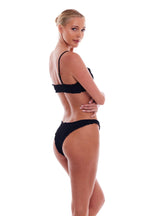 Cyprus Scalloped Bralette Bikini Top with Cheeky Bottom Set