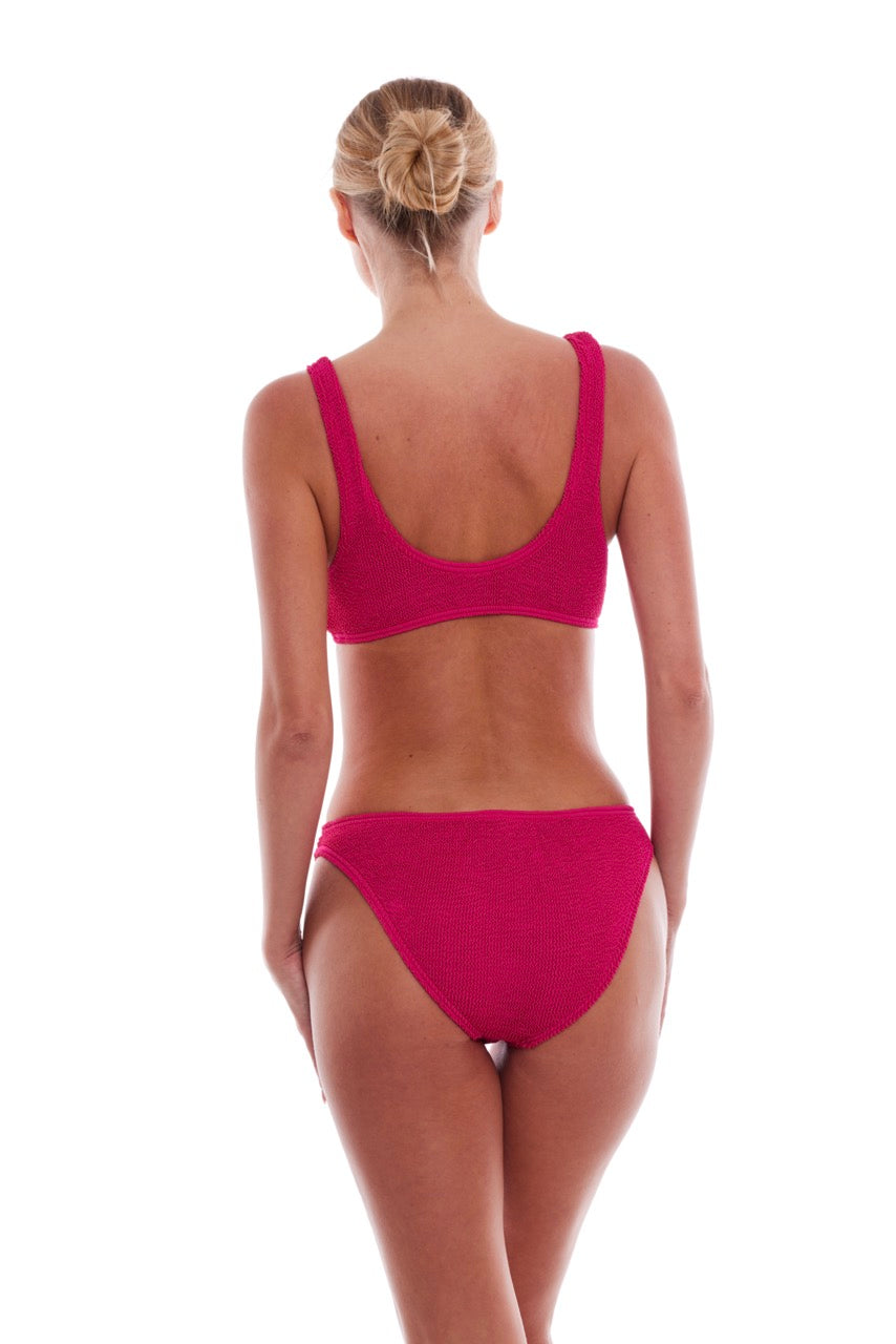 Essential Barcelona Full Coverage Mid-Rise Bikini Bottom for Beachwear