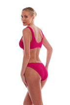 Essential Barcelona Full Coverage Mid-Rise Bikini Bottom for Beachwear