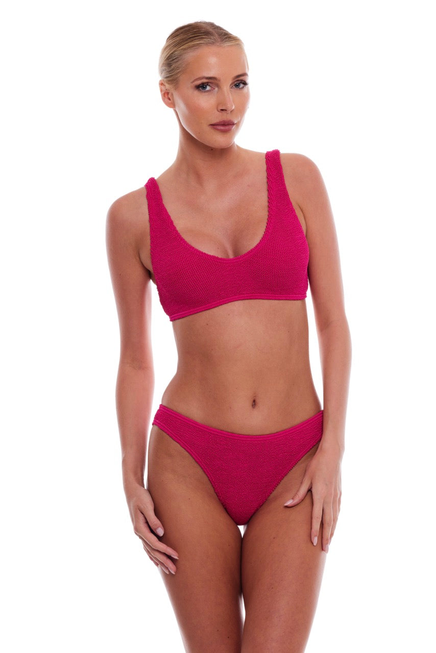 Essential Barcelona Full Coverage Mid-Rise Bikini Bottom for Beachwear