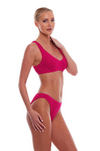 Essential Barcelona Full Coverage Mid-Rise Bikini Bottom for Beachwear