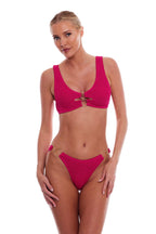 Doha Scoop Neck And Dubai Gold Multi-Ring Bikini SET