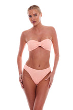 Palma Bandeau Bow Classic One-Size Stretch Bikini Top - No Padding