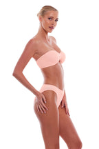 Palma Bandeau Bow Classic One-Size Stretch Bikini Top - No Padding