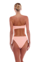Palma Bandeau Bow Classic One-Size Stretch Bikini Top - No Padding