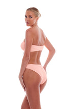 Palma Bandeau Bow Classic One-Size Stretch Bikini Top - No Padding