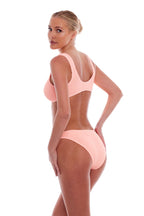 Essential Barcelona Full Coverage Mid-Rise Bikini Bottom for Beachwear