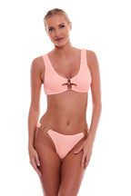 Doha Scoop Neck And Dubai Gold Multi-Ring Bikini SET