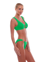 Doha Scoop Neck And Dubai Gold Multi-Ring Bikini SET