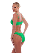 Sardinia Cheeky Mid-Rise Stretch One-Size Bikini Bottom Core