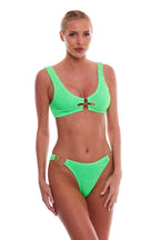 Doha Scoop Neck And Dubai Gold Multi-Ring Bikini SET