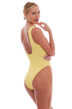 Marbella Classic One Size One Piece Swimsuit Scoop Neck