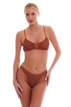 Ibiza V-Cut String Straps One Size Bikini TOP ONLY