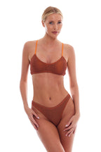 Comfortable Maldives Bralette Bikini Top, Adjustable Straps, One Size Fits Most