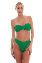 Palma Bandeau Bow Classic One-Size Stretch Bikini Top - No Padding