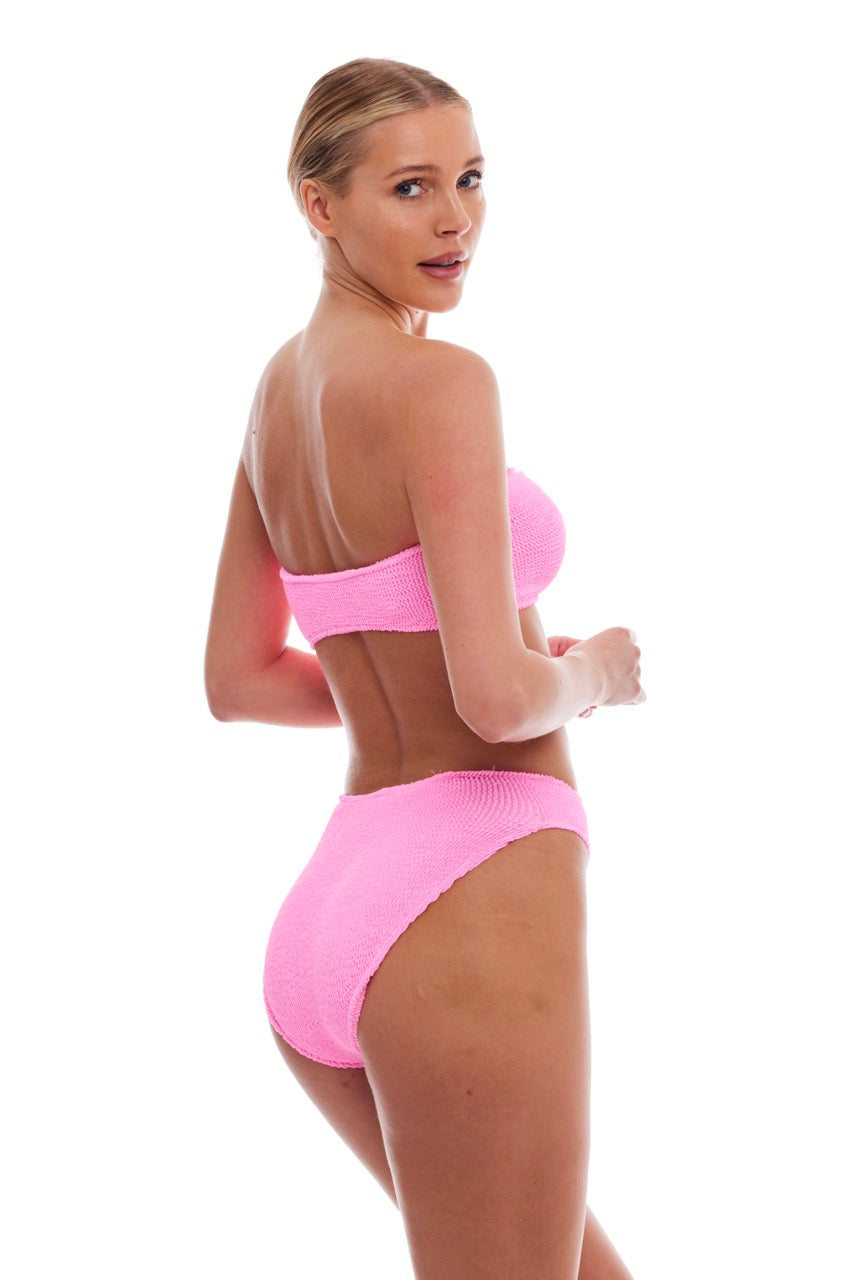 Palma Bandeau Bow Classic One-Size Stretch Bikini Top - No Padding