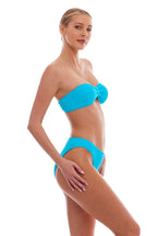 Palma Bandeau Bow Classic One-Size Stretch Bikini Top - No Padding