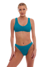Essential Barcelona Full Coverage Mid-Rise Bikini Bottom for Beachwear