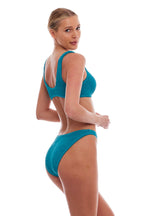 Essential Barcelona Full Coverage Mid-Rise Bikini Bottom for Beachwear