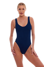 Marbella Classic One Size One Piece Swimsuit Scoop Neck