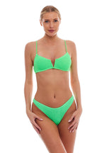 Ibiza V-Cut String Straps One Size Bikini TOP ONLY