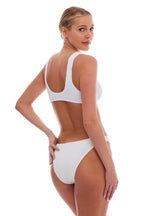 Essential Barcelona Full Coverage Mid-Rise Bikini Bottom for Beachwear
