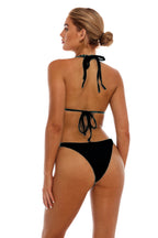 Sydney Gold Chain Cheeky One-Size Bikini Bottom with Side Chains