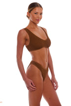 Essential Barcelona Full Coverage Mid-Rise Bikini Bottom for Beachwear