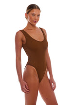 Marbella Classic One Size One Piece Swimsuit Scoop Neck