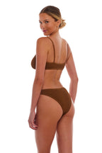 Dubai Gold Ring Bralette Bikini Set One Size Stretchy Fit