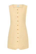 EMMA BUTTON DOWN DRESS - DUSTY CITRON
