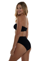 Palma Bandeau Bow Classic One-Size Stretch Bikini Top - No Padding