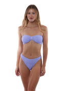 Palma Bandeau Bow Classic One-Size Seamless Bikini Set, Minimal Support